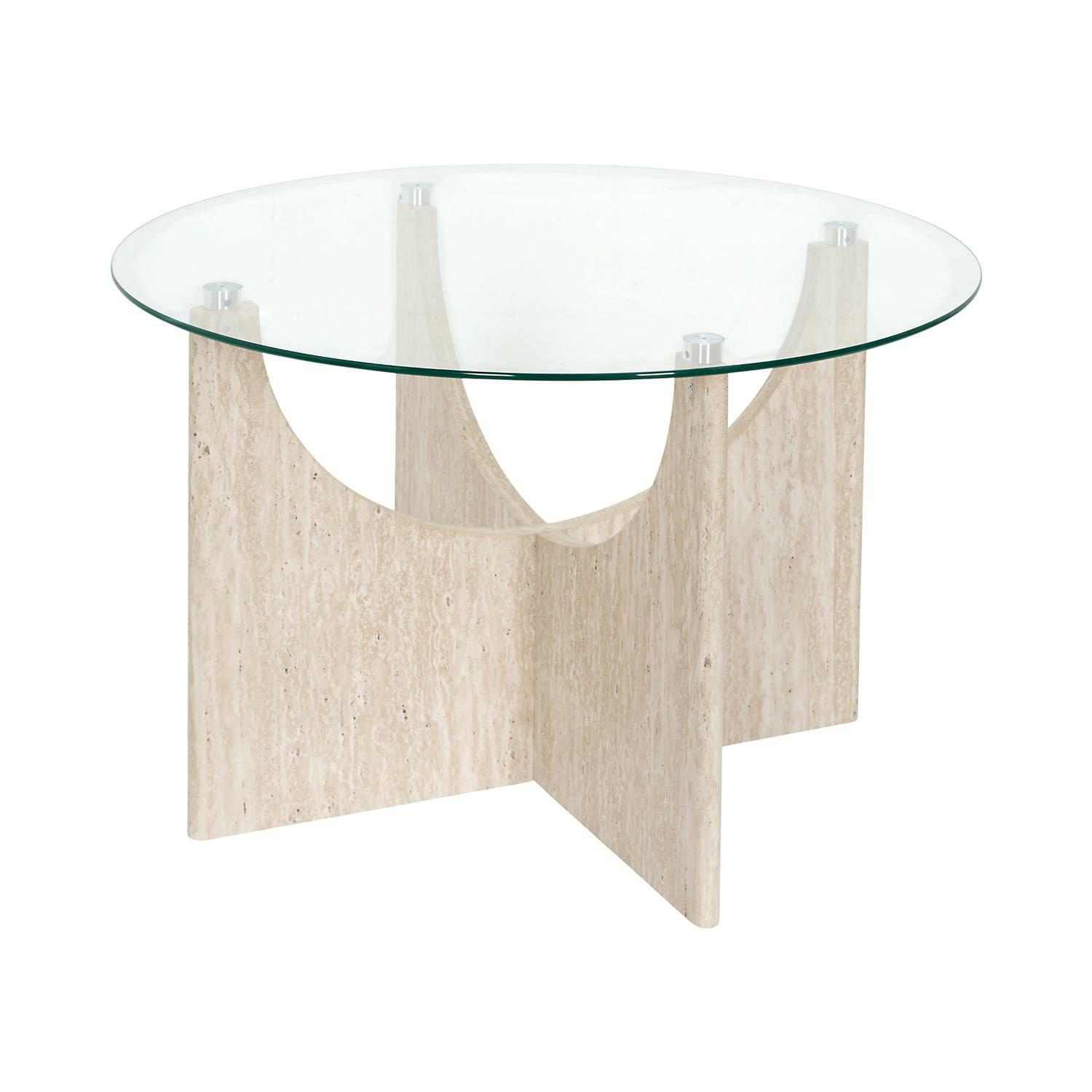 Stolik kawowy Yelo 70cm trawertyn