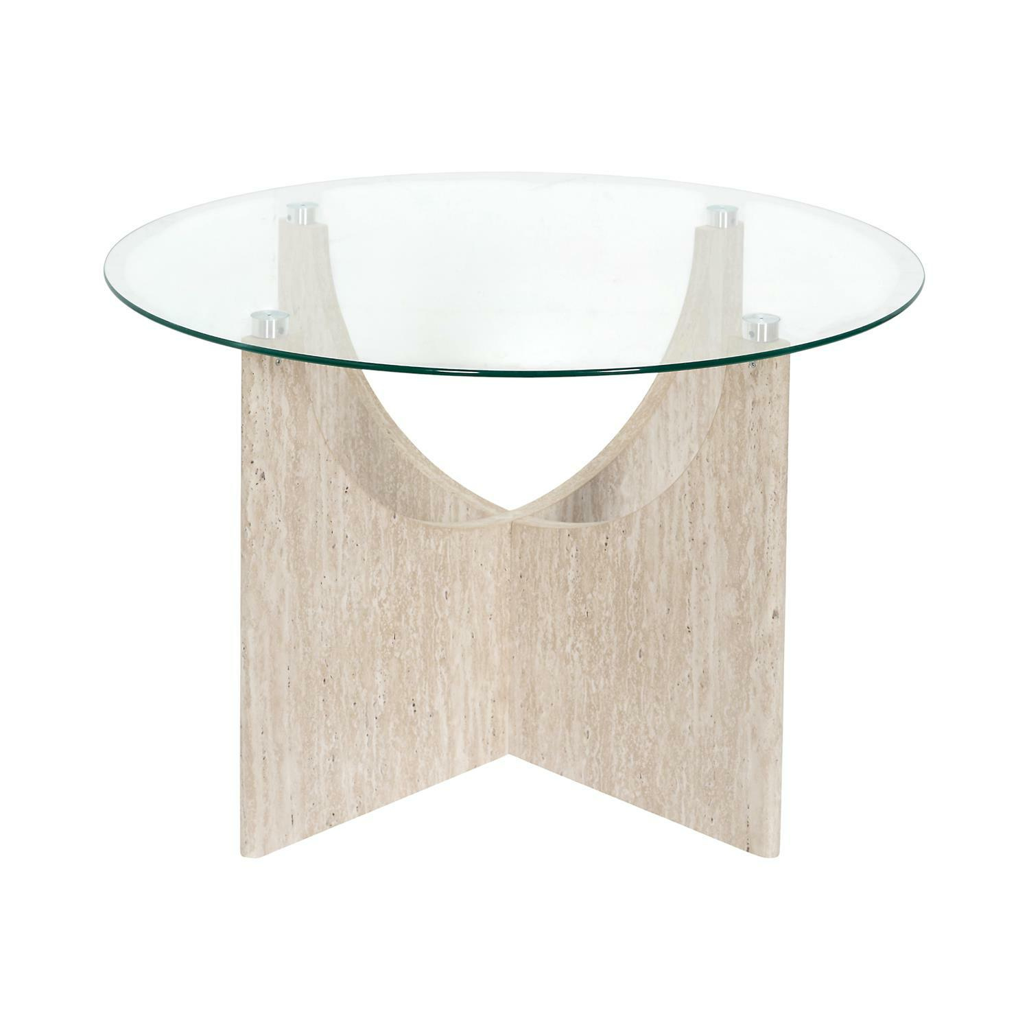 Stolik kawowy Yelo 70cm trawertyn - obrazek 6