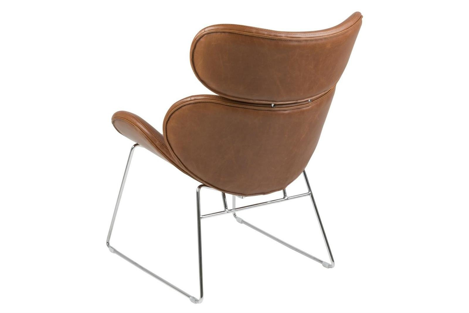 Fotel Cazar Vintage brązowy PU - obrazek 3
