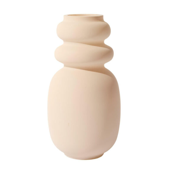 Wazon Terra 20cm kremowy organiczny