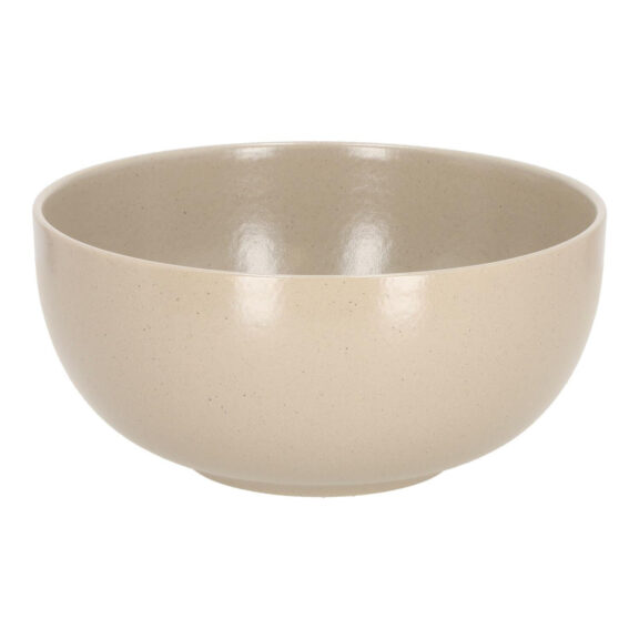 Miska Gomera 25 cm beżowa okrągła