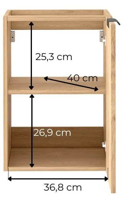 SZAFKA ŁAZIENKOWA LUNA 40 - obrazek 3