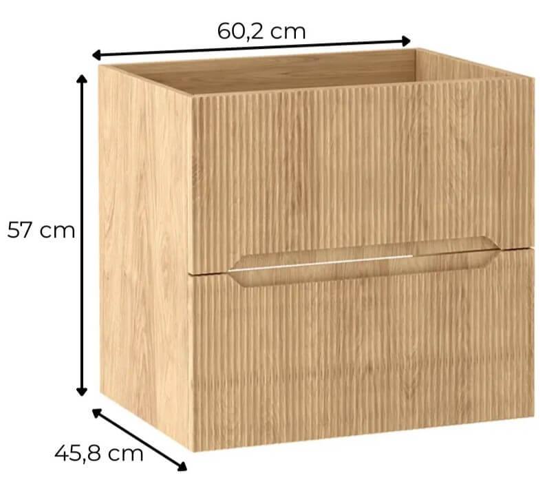 SZAFKA POD UMYWALKĘ NOVO 60 - obrazek 2