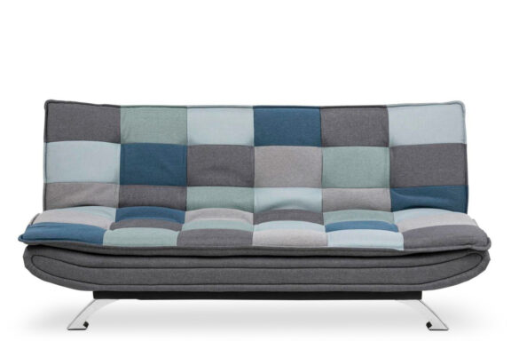 Sofa rozkładana Faith Patchwork niebies